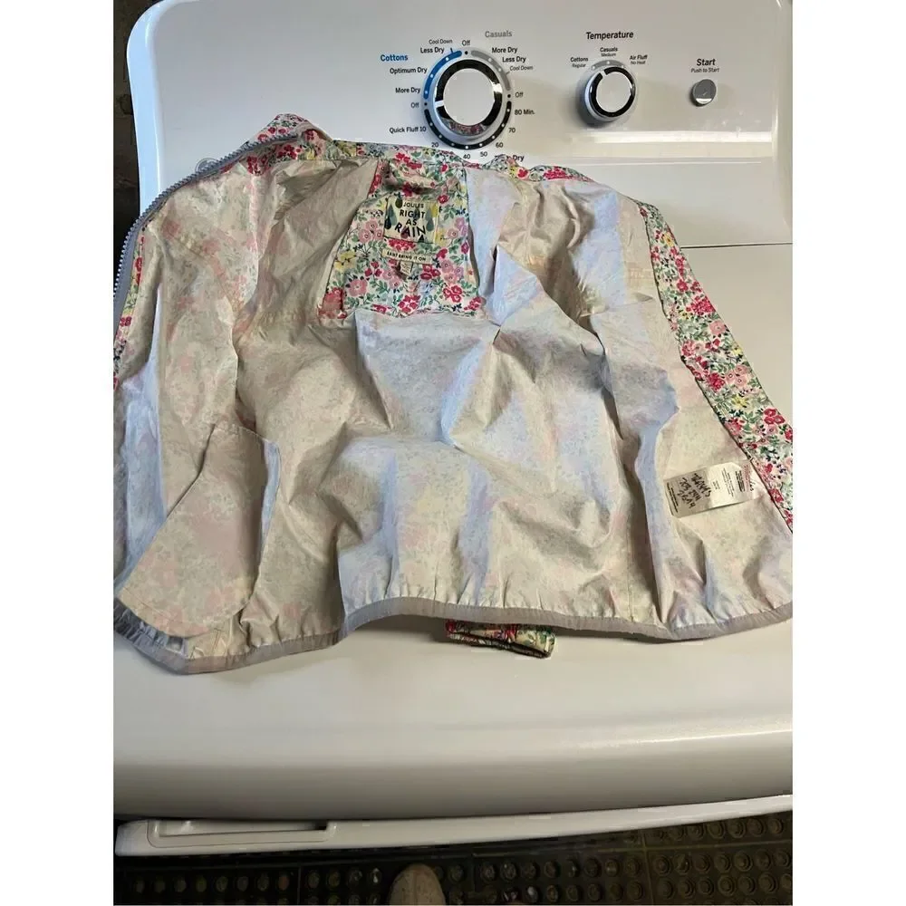 Joules floral rain coat
